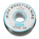 3pcs Black 0.55mm Circuit Board Single-Core Tinned Copper Wire Wrap Electronic Wire Jumper Cable