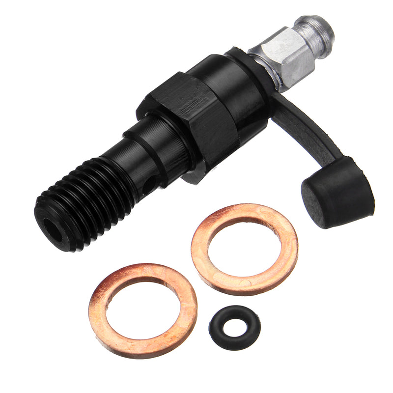 CNC M10x1.25mm Motorcycle Brake Caliper Bleed Screw Nipple Banjo Bolt Dust Cap