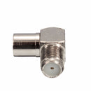 90 Degree Right Angled TV Plug Coax Coaxial F Connector Male Aerial Plug Cable