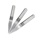 25 Degree 3.175mm Shank 0.1/0.2/0.3/0.4/0.5mm Flat Bottom PCB Engraving Bit CNC Tool