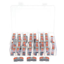 Minleaf 48Pcs Electrical Wiring Household 2PIN Docking Connector Electrical Connectors Wire Terminal Block Universal Electrical Wire Connector