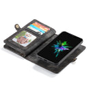 Caseme Magnetic Detachable Zipper Wallet Cash Pocket Card Slots Protective Case For iPhone XS Max