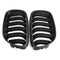 Pair Kidney Front Grille Grill Matt Black For BMW 3 Series E90 E91 2009-2011