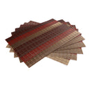 KCASA Fashion Pvc Dining Table Mat Disc Pads Bowl Pad Coasters Waterproof Table Cloth Pad S