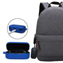 Bakeey Portable Shockproof Dirtyproof Silicone Wireless bluetooth Earphone Storage Case with Keychain for QCY T5