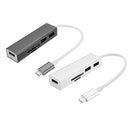 Bakeey 3 in 1 USB3.0 Type C SD TF Micro SD Card Reader USB Hub OTG Adapter For Phone Tablet Notebook