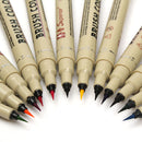 12 Colors 1.5mm Art Marker Manga Fine Head Paint Graphic Sketch Drawing Pen Set