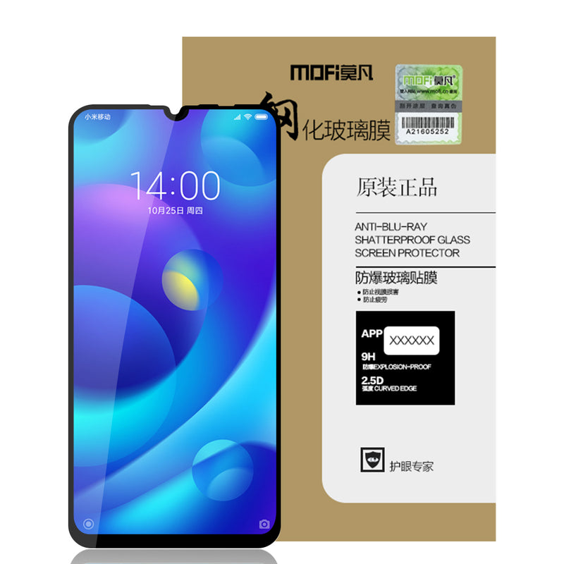 MOFI 9H Diamond Anti-explosion Full Cover Tempered Glass Screen Protector for Xiaomi Mi Play