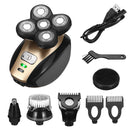 USB 5 IN 1 4D Rotary Electric Shaver Rechargeable Bald Head Shaver Beard Trimmer