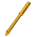 5pcs 6mm Hex Shank Spear Point Head Drill Bits Set Ceramic Porcelain Marble Glass Tile Drill Bits