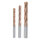 Drillpro 4 Flutes 3.5-6mm Milling Cutter HRC55 Tungsten Steel Carbide AlTiN Coating End Mill CNC Tool