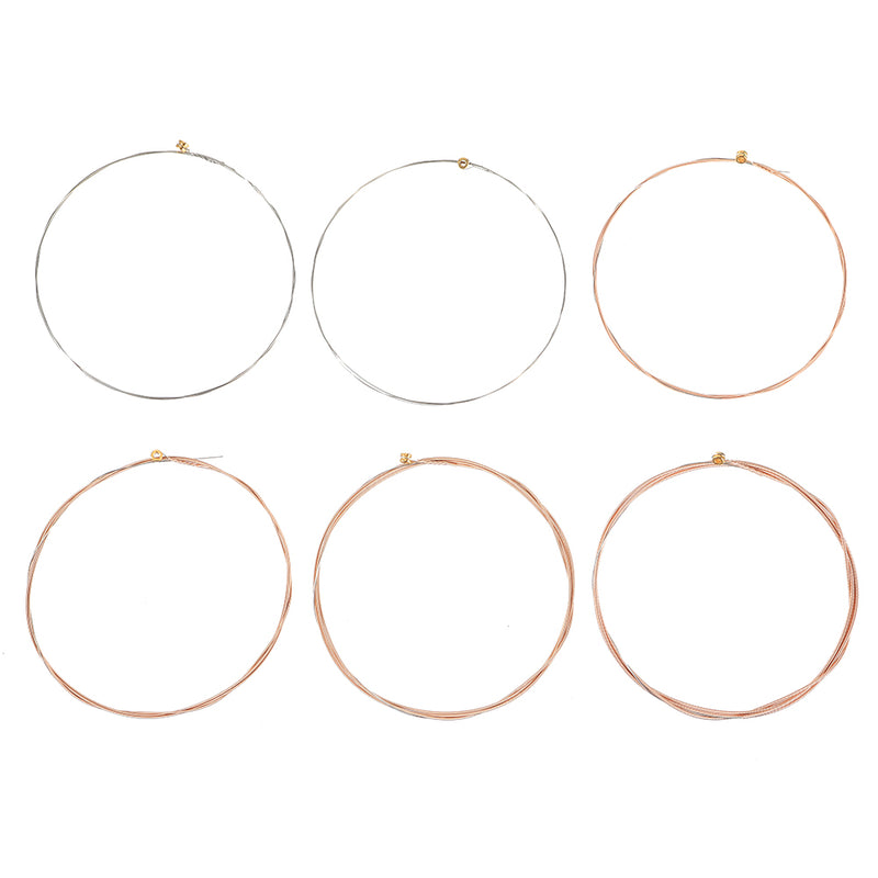 ROAD DOG AC10 6 Pcs Set Ultra-thin Coating Softer Phosphorus Copper String Electric Guitar Strings