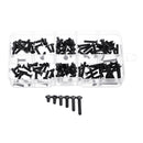 120Pcs M3 Carbon Steel DIN7991 Flat Head Screw Countersunk Hex Socket Cap Bolt for RC Model
