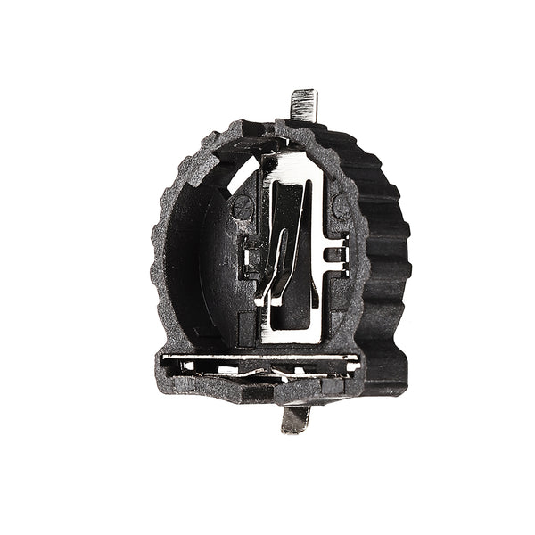 CR1220 Battery Holder Patch Button Battery Cell Sockets Case Black Plastic Housing