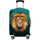 18-32inch Polyester Luggage Bag Cover Lion Travel Elastic Suitcase Cover Dust Proof Protective