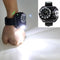 XPE Q5 LED IPX6 Waterproof Multifunction Wrist Watch Flashlight Bicycle Torch Light USB Charging