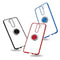 Bakeey Plating Transparent Ultra-thin with Finger Ring Holder Shockproof PC Protective Case for Xiaomi Redmi Note 8 Pro