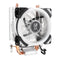 9CM Double Copper Tube Aurora DIY Game Cooling Fan CPU Radiator For 775/115x/1366/AMD Series
