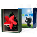 Black IPRee Fireplace 4 Blade Heat Powered Stove Fan komin Log Wood Burner Eco Friendly Quiet Fan Home Efficient Heat Distribution