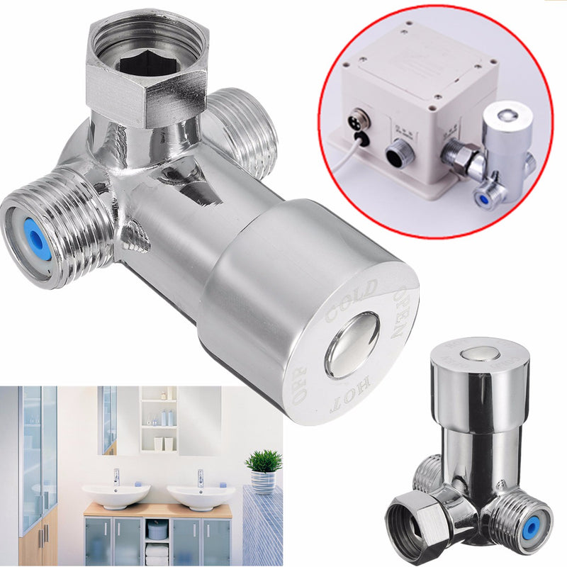 Hot And Cold Thermostat Valve Temperature Mixing Valve Brass Faucet Control Valve