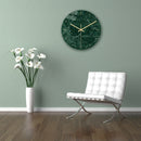 Loskii CC008 Creative Marble Pattern Wall Clock Mute Wall Clock Quartz Wall Clock For Home Office Decorations