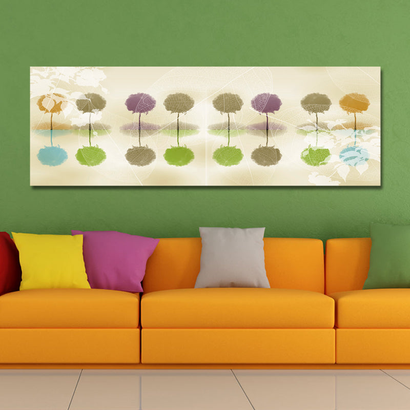 DYC 10627 Single Spray Oil Paintings Cartoon Plant Painting For Home Decoration Paintings Wall Art