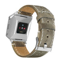 Leather Watch Band Replacement Wrist Strap for Fitbit ionic Smart Watch
