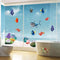 Coloful Under Water World Wall Sticker Living Room Home Decoration Creative Decal DIY Mural Wall Art
