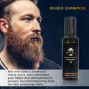 5Pcs Men's Beard Care Set Style Beard Comb Brush Oil Beard Washing Set