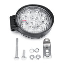 27W 9 LED Flood/Spot Beam Round Work Light Bar Ultra Thin Motorcycle Offroad Lamp Car Truck ATV
