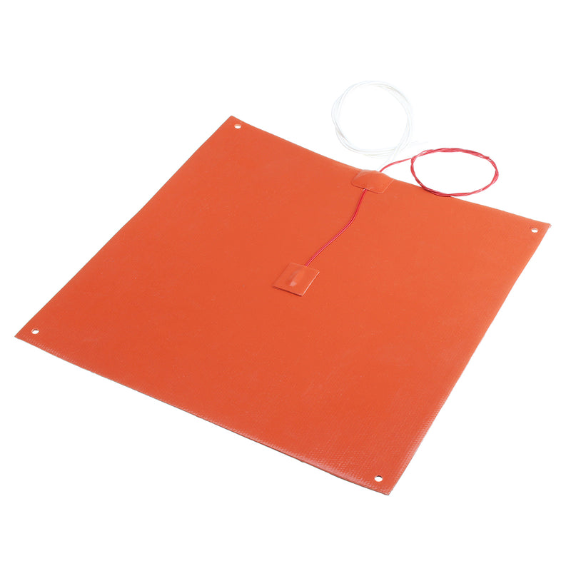 300x300mm 120v/220v 750W Silicone Heated Bed Heating Pad With Hole For 3D Printer