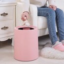 8L Home Living Room Bedroom Uncovered Trash Can Frosted ABS Bag