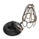 Retro Industrial Vintage Cage E27 Wall Lamp Indoor Bar Ceiling Light