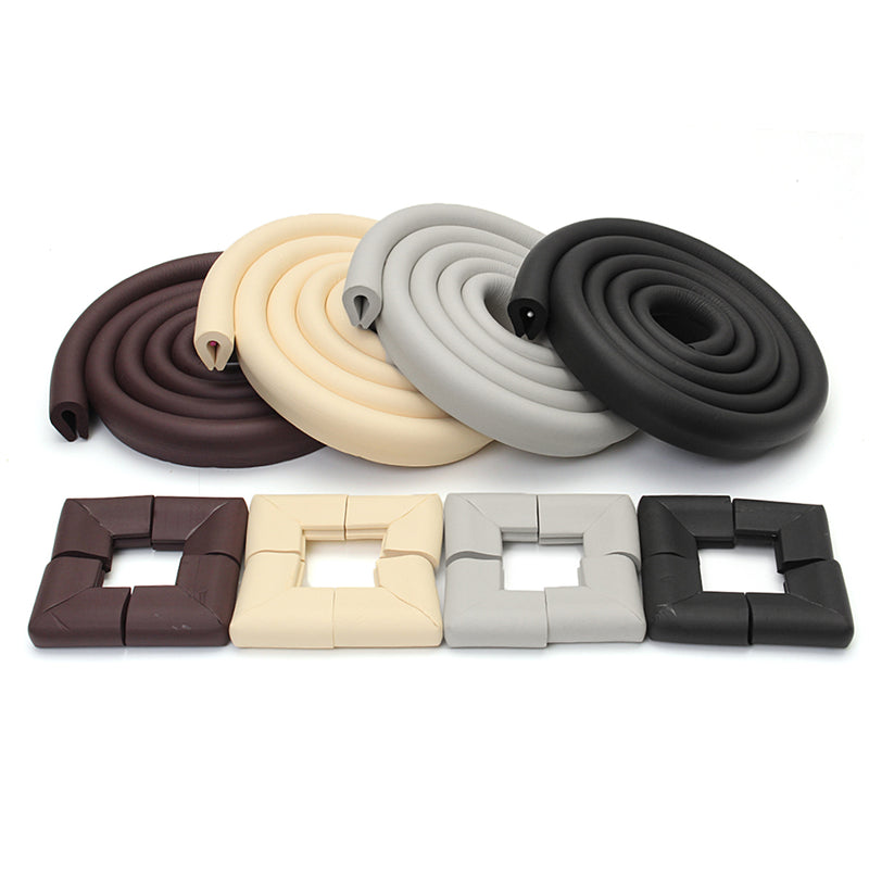 Baby Safety Desk Edge Bumper Cover Protector Table Cushion 2M Edge + 4 Corner