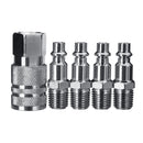 17pcs 1/4 Inch NPT Quick Connector Pneumatic Connector Tool Accessories