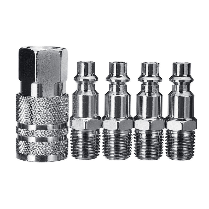 17pcs 1/4 Inch NPT Quick Connector Pneumatic Connector Tool Accessories