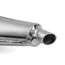 Chrome Muffler Exhaust Pipe For 80cc 66cc 49cc Motorized Bicycle Engine Bike Cycling Accessories