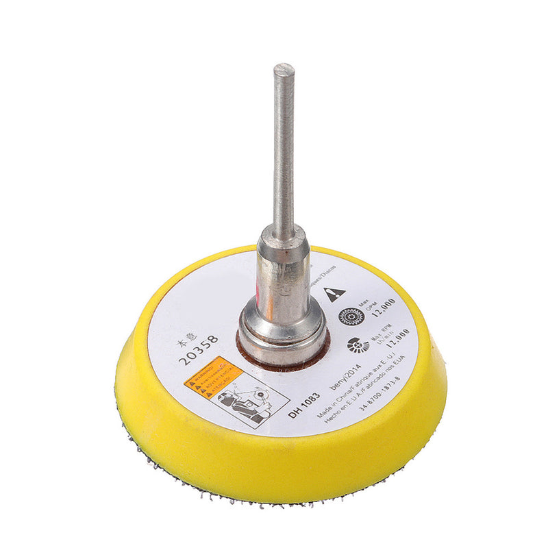 60pcs 50mm Sanding Disc Sandpaper with  Backing Pad for Dremel Rotary Tool