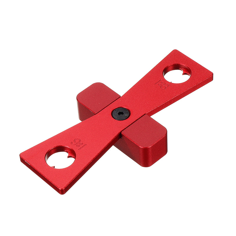 2pcs Aluminum Alloy Dovetail Marker Set Dovetail Marking Jig Featuring 1:5 1:6 1:7 and 1:8 Slopes Woodworking Tool