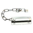 Front Security Door Chain Guard Strong Steel Home Safety Nickle Finish + 4Screws