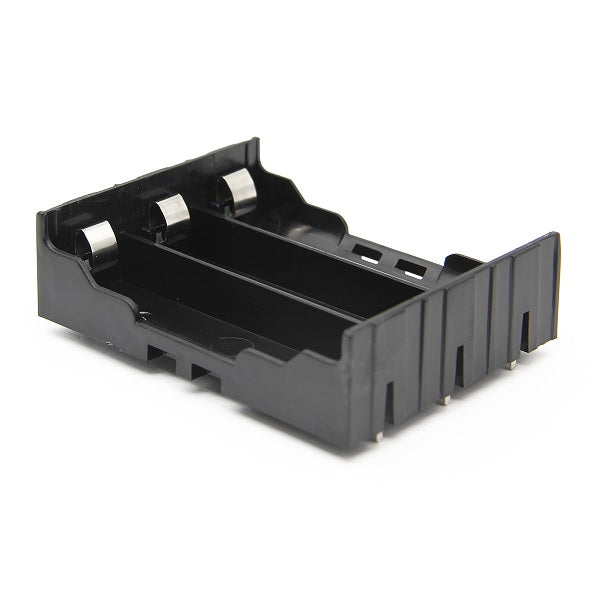 10pcs DIY 3-Slot 18650 Battery Holder With Pins