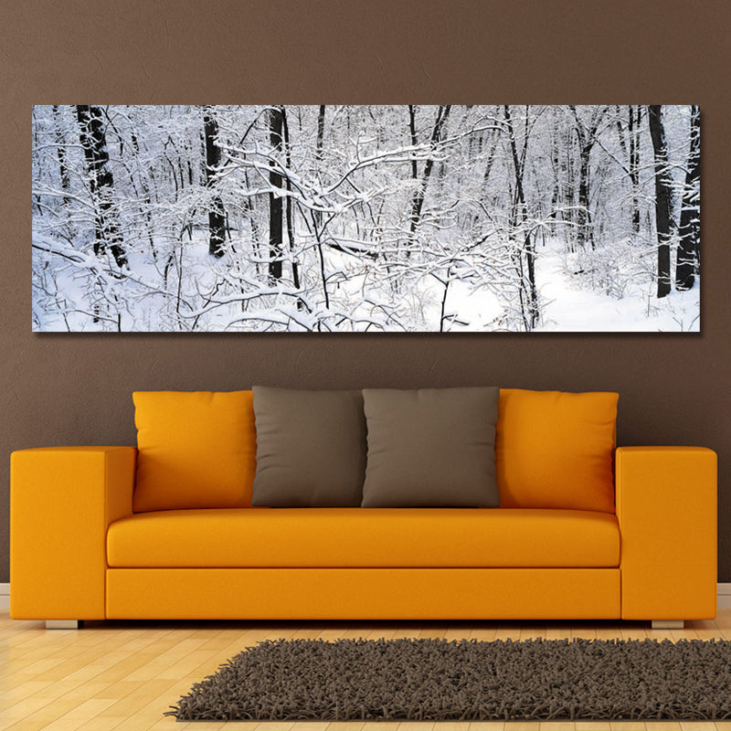 DYC 10494 Single Spray Oil Paintings Photography Forest Snow Scene Painting WallArt For Home Decoration Paintings
