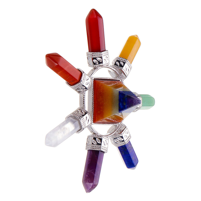 7 Chakra Natural Mixed Crystal Stone Healing Gemstone Divination Reiki Therapy Decorations