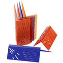 Drillpro 3D Mitre Angle Measuring Ruler Square Size Woodworking Measure Tool Line 0-90 Degree Gauge Hole Scribing Gauge