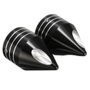 Motorcycle CNC Spike Front Axle Cap Nut Covers For Harley Dyna Touring Road King