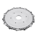 Drillpro Upgrade 5 Inch Grinder Chain Disc 22mm Arbor 14 Teeth Wood Carving Disc For 125mm Angle Grinder
