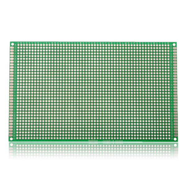 5Pcs 90*150mm FR-4 Double-Side Prototype PCB Printed Circuit Board