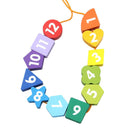 Wooden Clock Shape Sorting Preschool Puzzle Blocks Toddler Kids Educational Toys