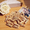 100PCS 35mm Natural Wooden Photo Paper Clips