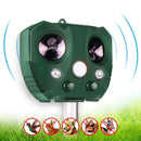KCASA Garden Solar Ultrasonic Animal Repeller Motion Sensor Activated Owl Shape Repellent